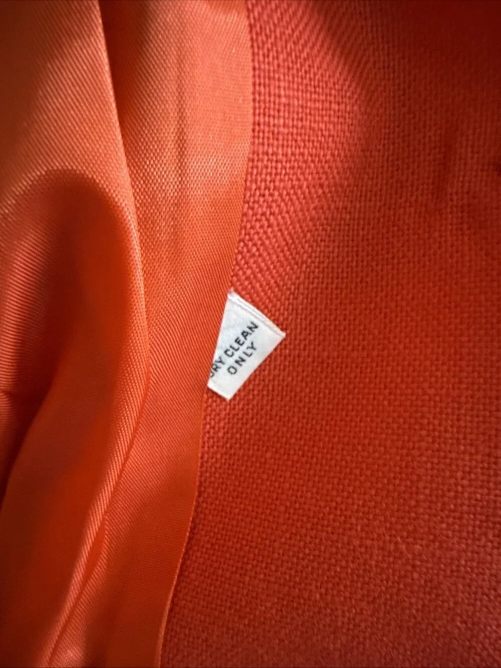 Vtg Red Gold Button Linen look Blazer Medium Coatree Preppy Coastal Super Nice